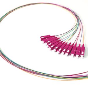 Pigtail fibra óptica Multicolor TIA 598 - SC 2 mts 50/125 OM4 900 um (pack 12u) - Image 2